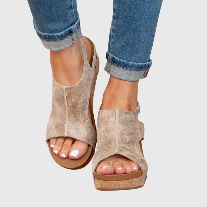 Willa | Casual Open Toe Ortodontiske Sandaler