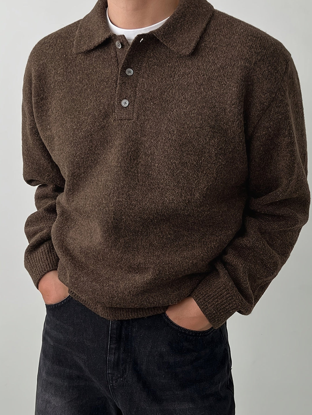 Landon | Raffineret Polo Krave Sweater