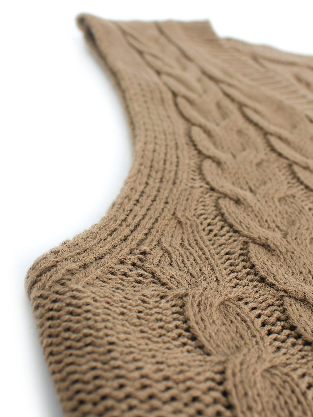 Cora | Cozy Cable-Knit V-Hals Sweater Vest