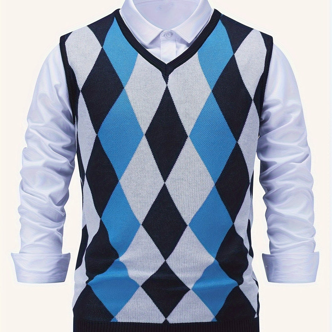 Chandler | Klassisk Argyle Sweater Vest