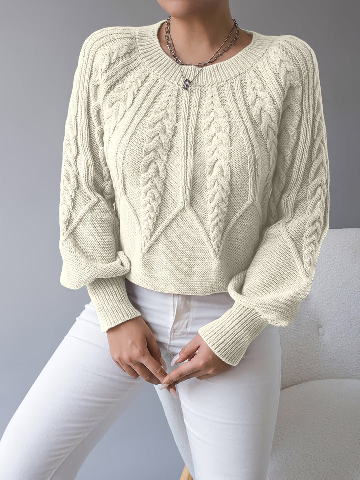 Elsie | Kabelstrikket Tekstur Sweater