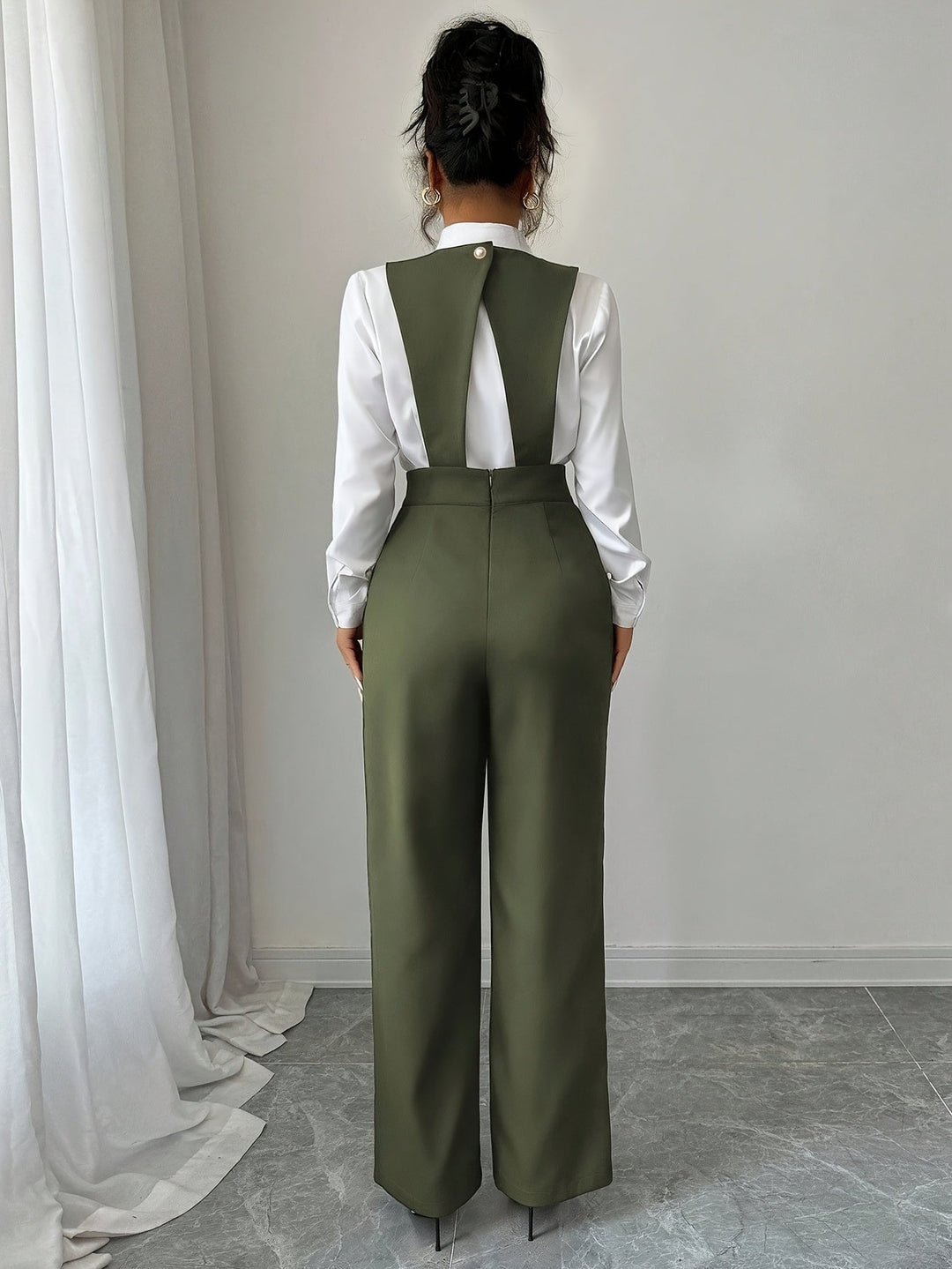 Coralie | Skræddersyet Jumpsuit med Bred Ben
