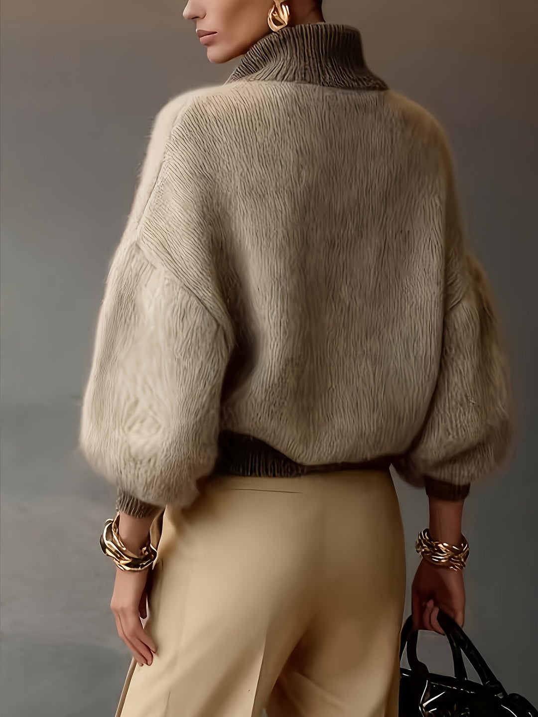 Cecily | Afslappet Halv-Zip Sweater