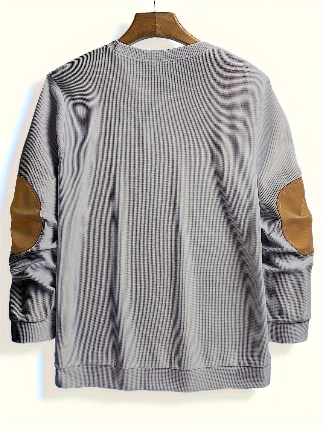 Aaron | Tekstureret Elbow-Patch Pullover