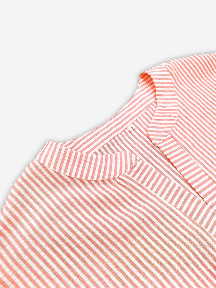 Marina | Let Stribet Strand Cover-Up