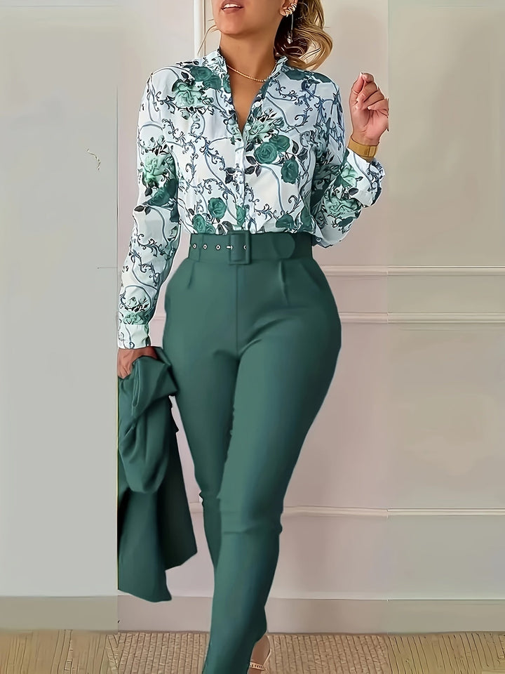 Susanna | Elegant Blomster To-Delt Sæt