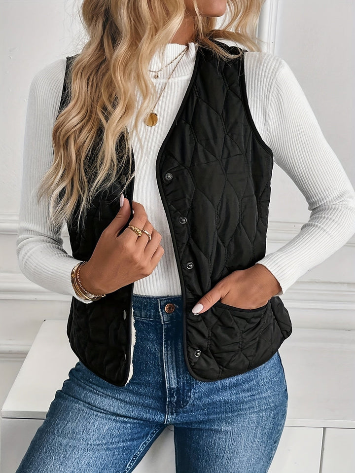 Kendra | Vendbar Quiltet Vest