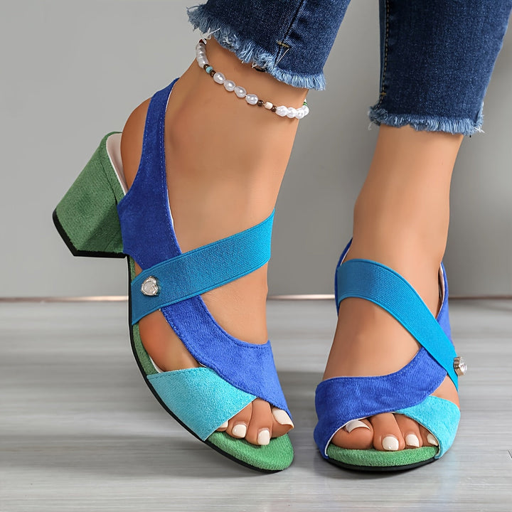 Elara | Klassiske Cross Strap Komfort Hæle