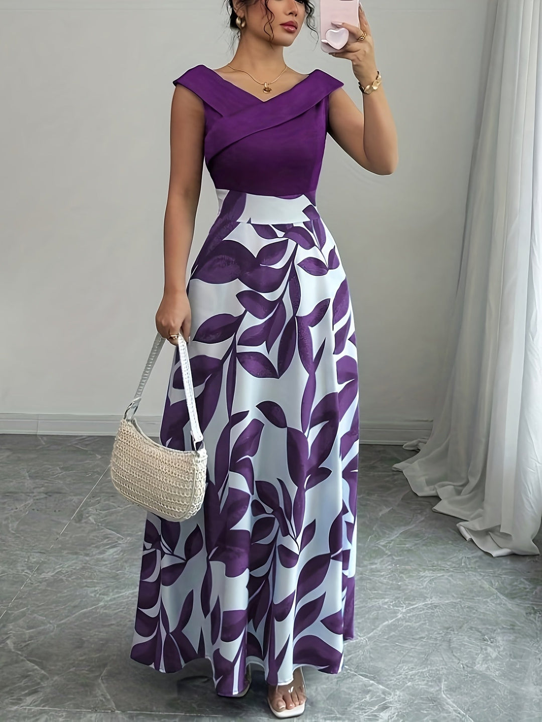 Gabriella | Floral A-Line Maxi Kjole