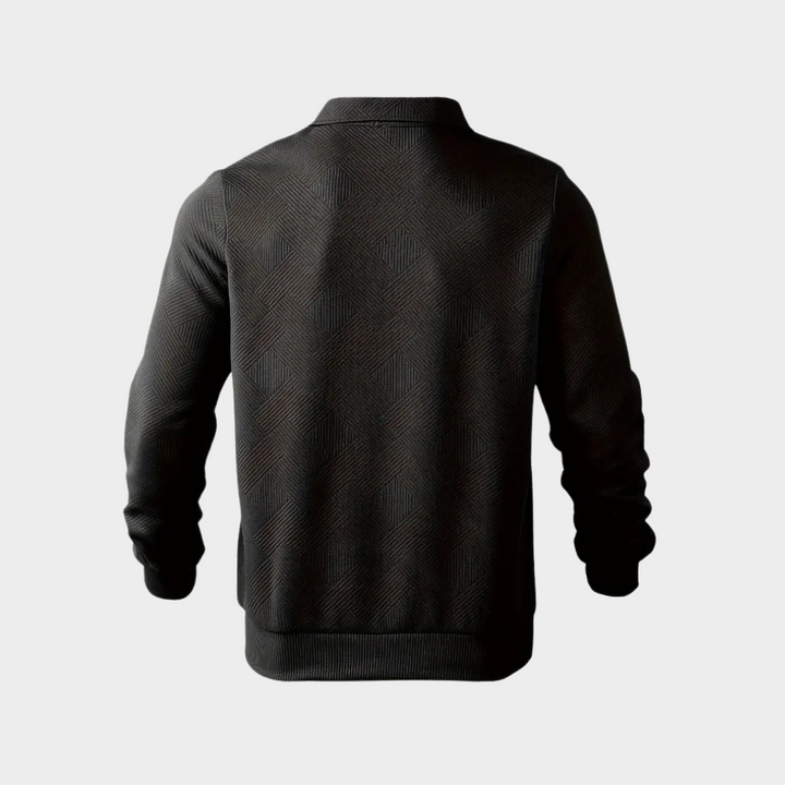 Hudson | Tekstureret Half-Zip Pullover
