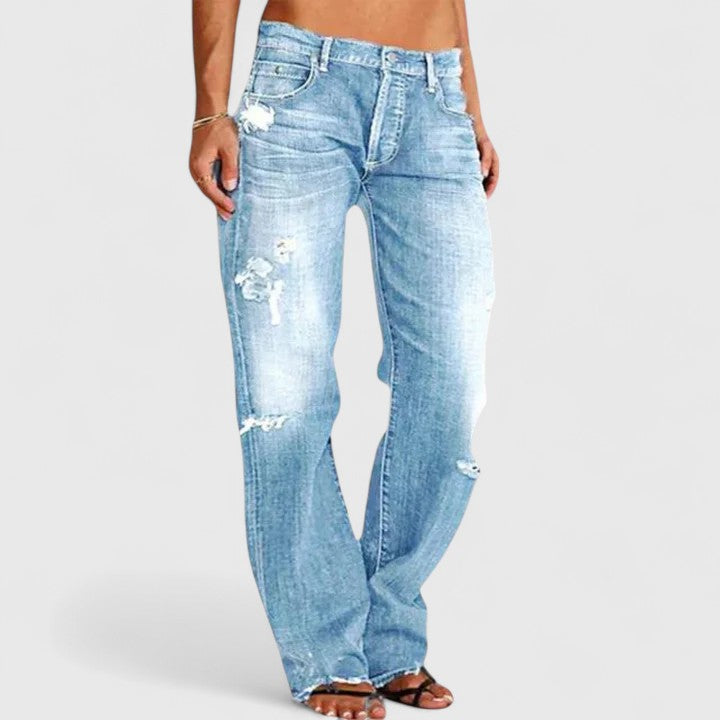 Delaney | Robust Wide-Leg Jeans