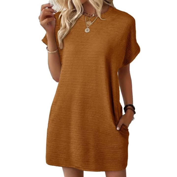 Ivanna | Casual Rund Hals Sommerkjole