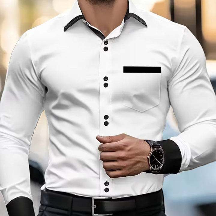 Maximo | Klassisk Button Collared Fit Skjorte