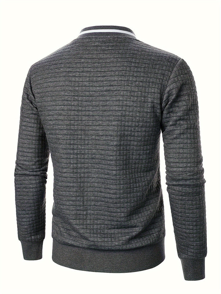 Raymond | Tekstureret Zip-Up Bomberjakke