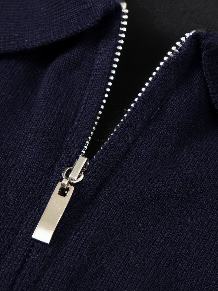 Donovan | Raffineret Quarter-Zip Polo Sweater