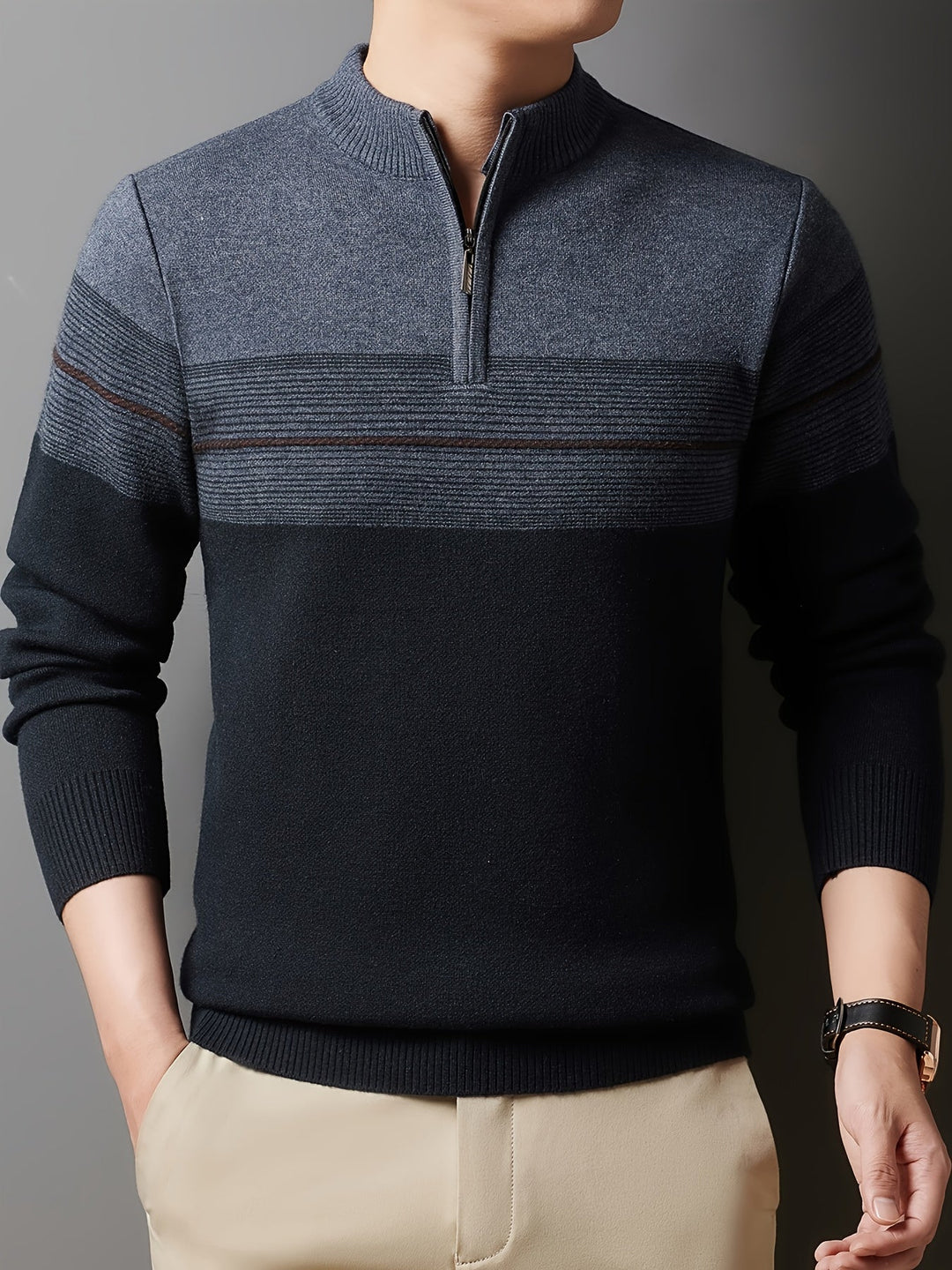 Oscar | Zip-Neck Sweater