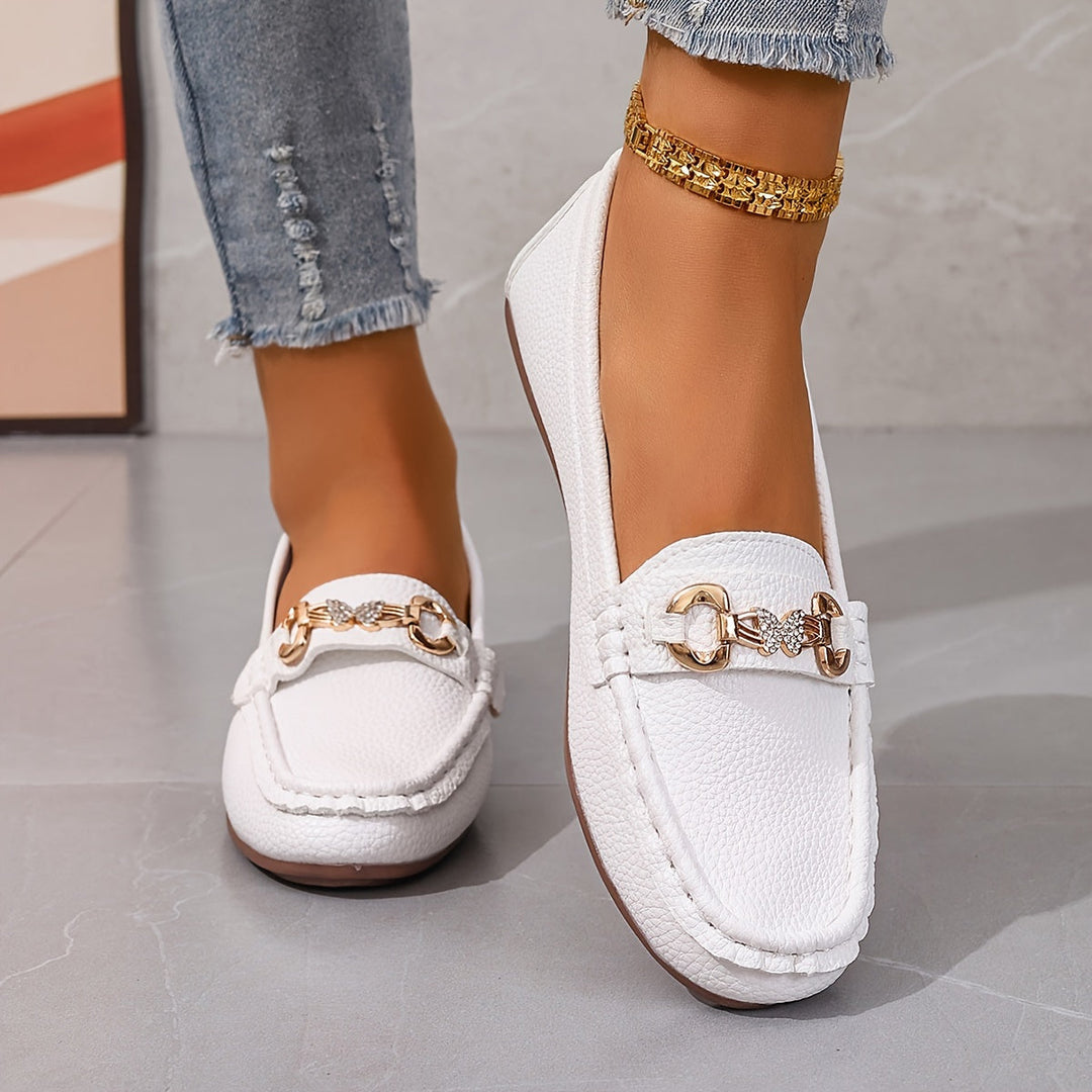 Nora | Elegant Spænde Loafers