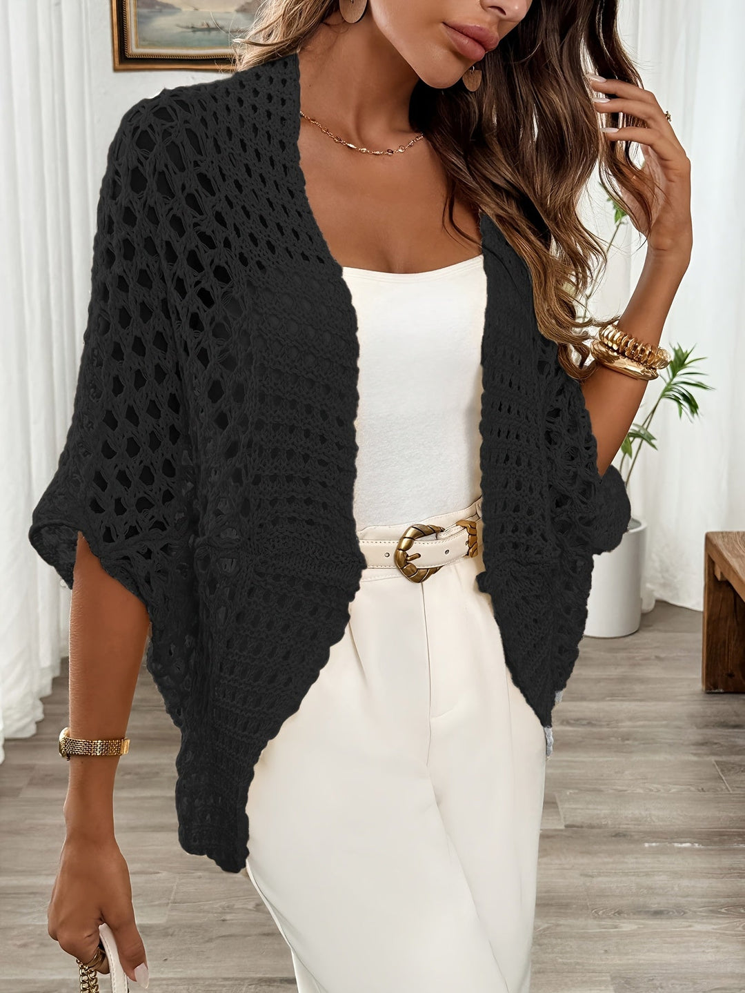 Susannah | Åben-Front Batwing Cardigan