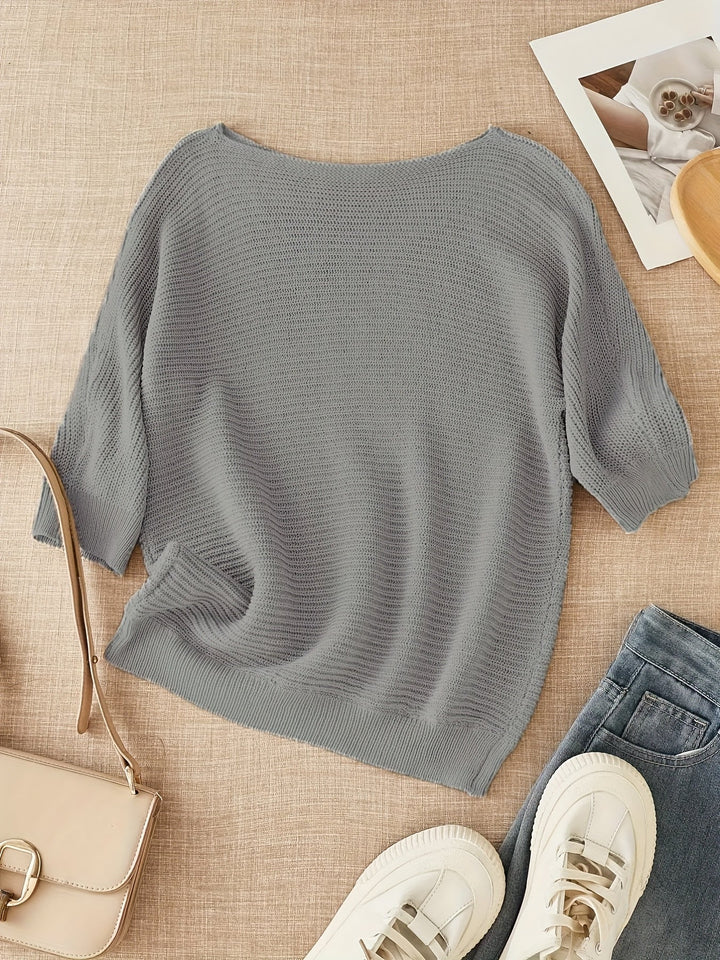 Lena | Afslappet Åbenstrikket Sweater