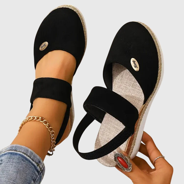 Ruth | Polstrede Vedge Sandaler
