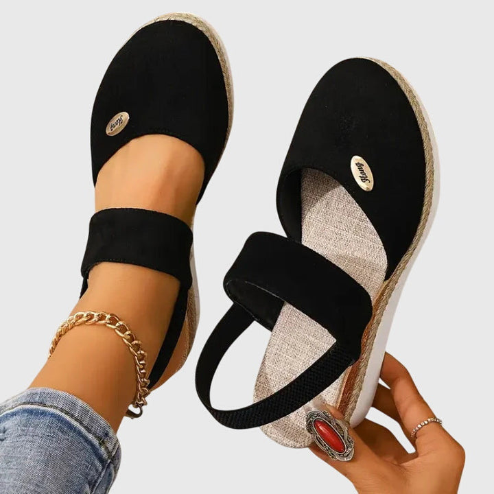 Ruth | Polstrede Vedge Sandaler