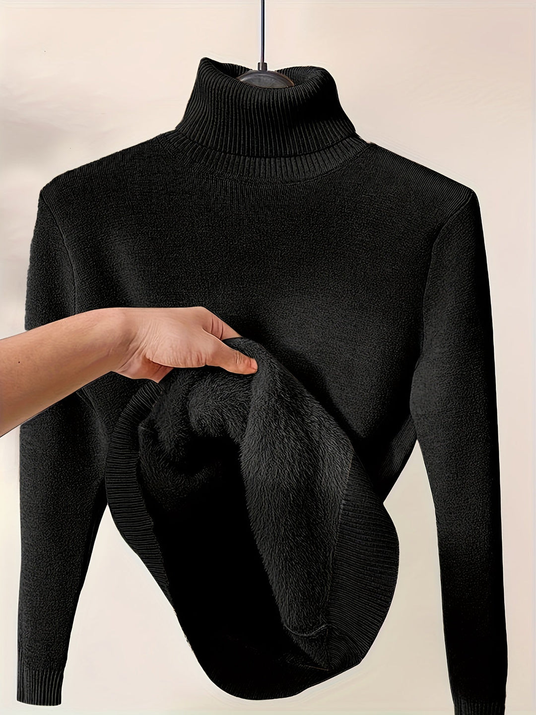 Selena | Cozy Lined High-Neck Sweater