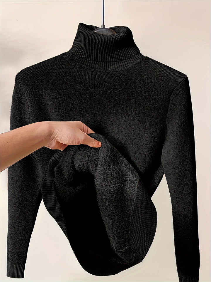 Selena | Cozy Lined High-Neck Sweater