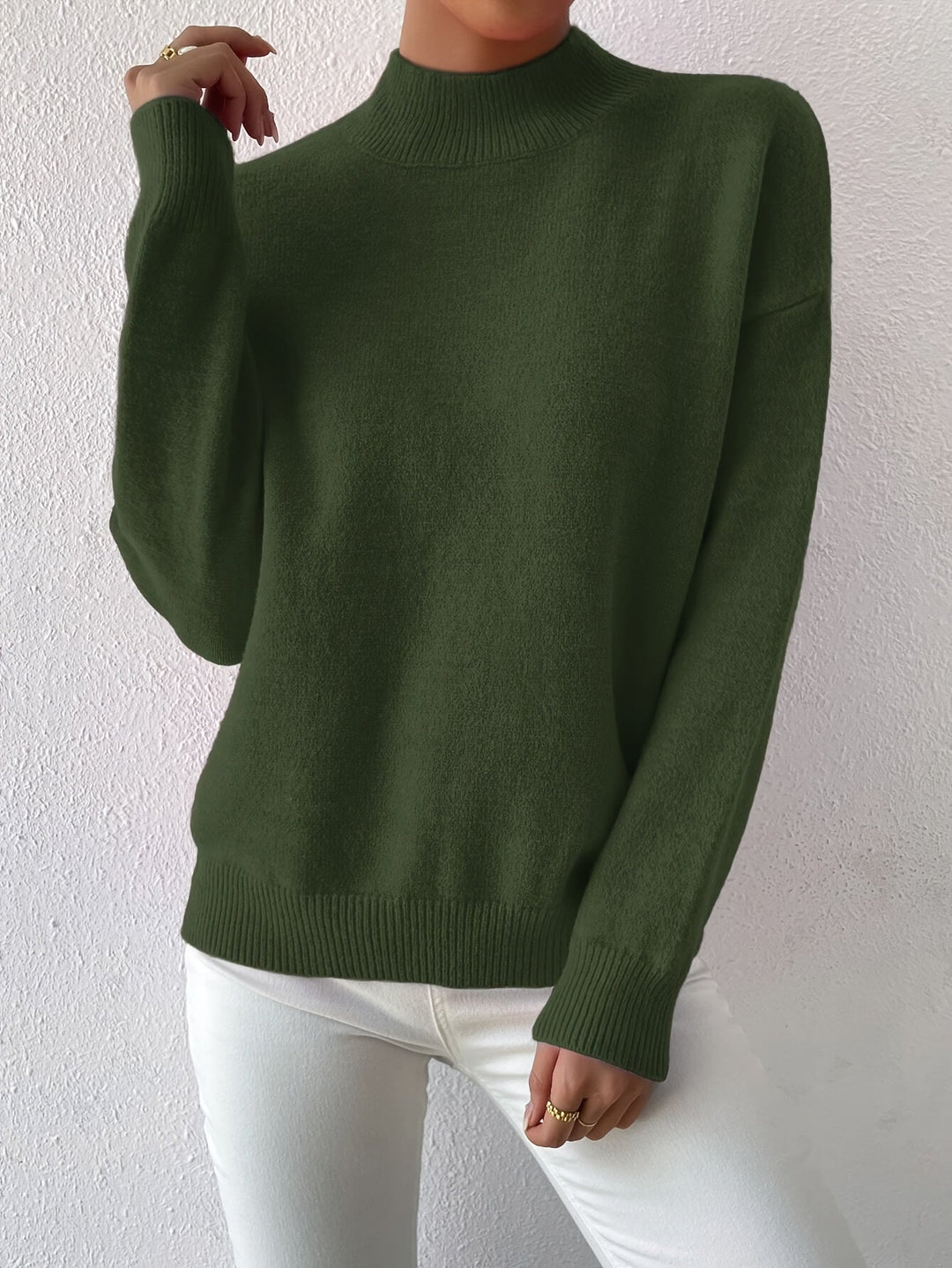 Lorelei | Raffineret Mock Neck Sweater