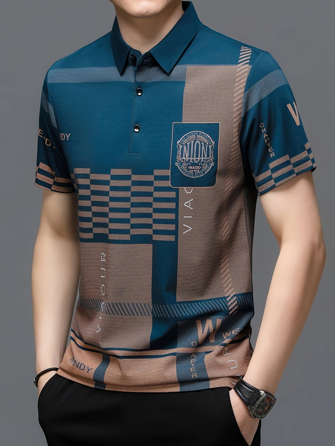 Nathaniel | Raffineret Colorblock Polo Shirt
