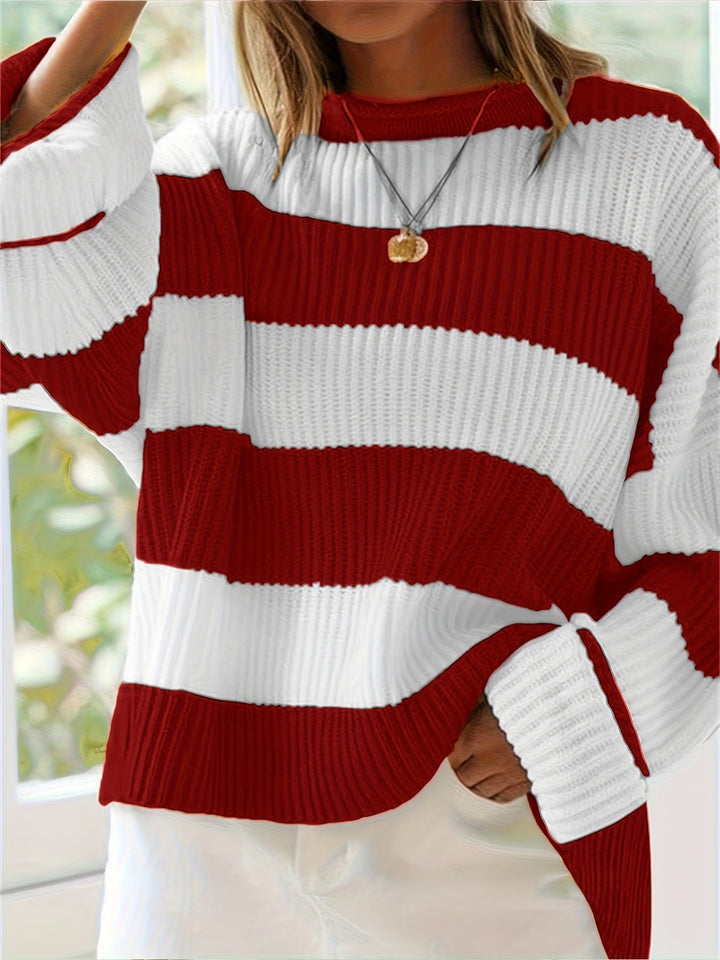 Ivy | Afslappet Farveblok Sweater