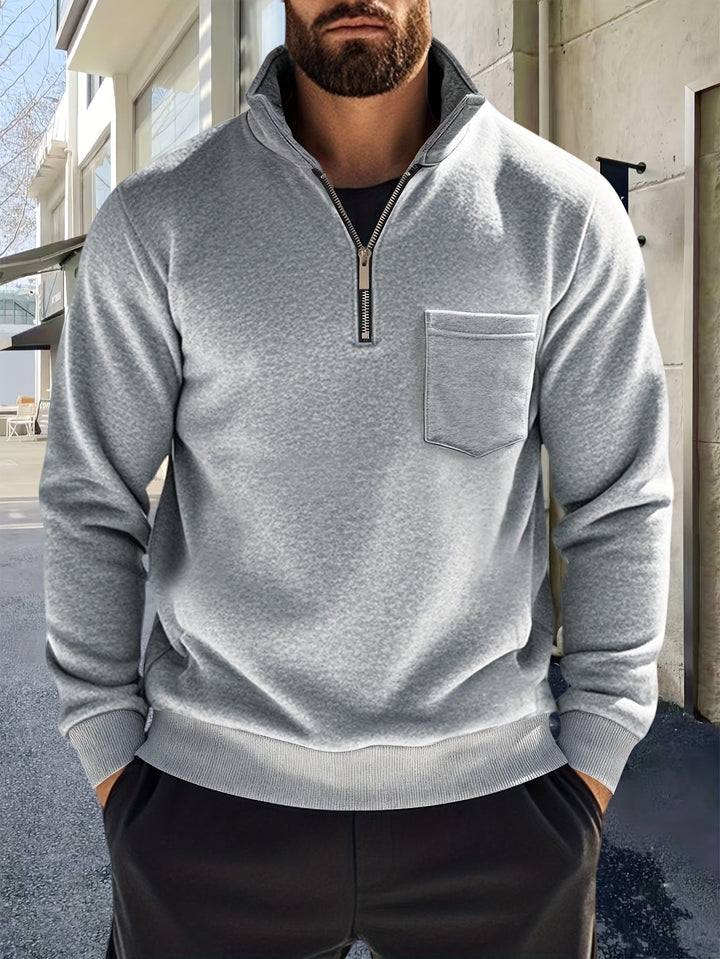 Calvin | Raffineret Half-Zip Pullover