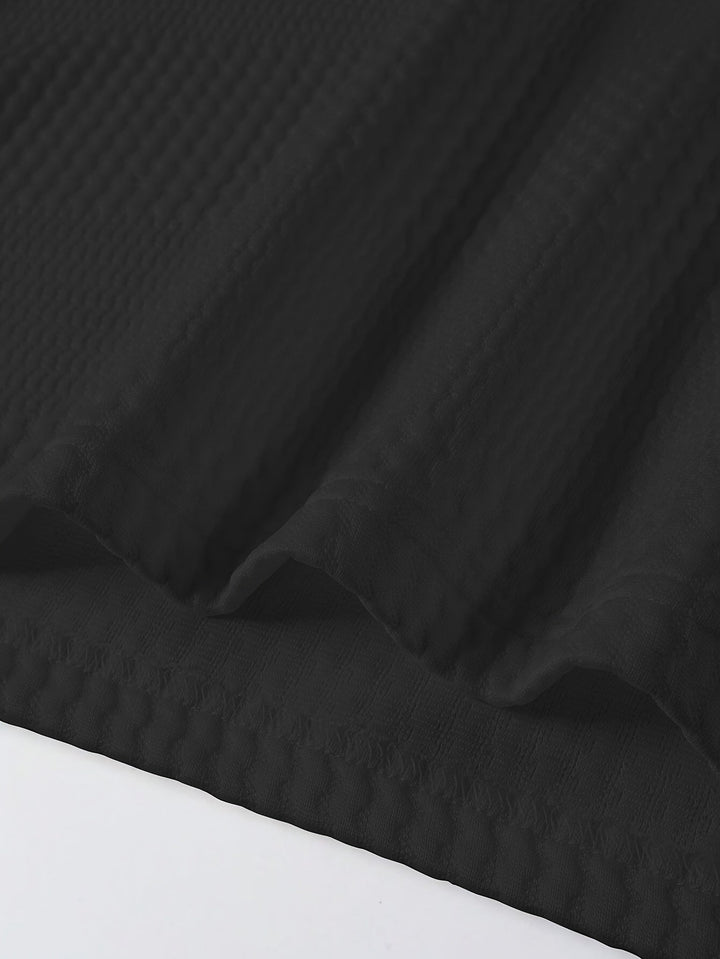 Fletcher | Tekstureret Langærmet Polo Shirt