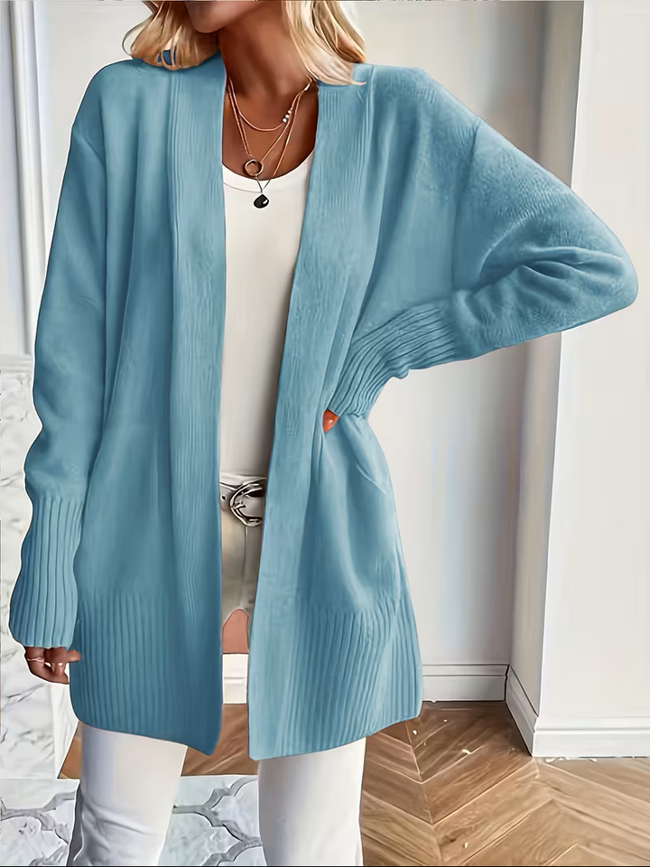 Deanna | Afslappet Åben-Front Cardigan