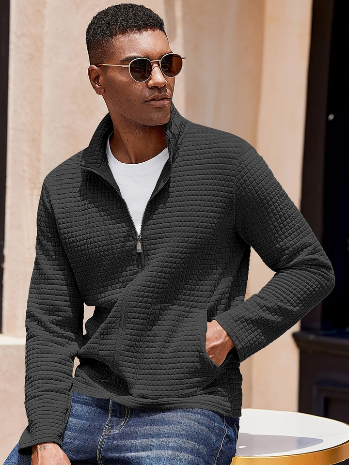 Hugo | Tekstureret Zip-Up Jakke