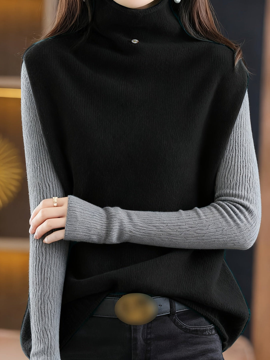 Giselle | Raffineret Højhalset Vest