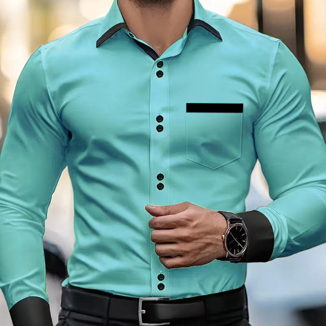 Maximo | Klassisk Button Collared Fit Skjorte