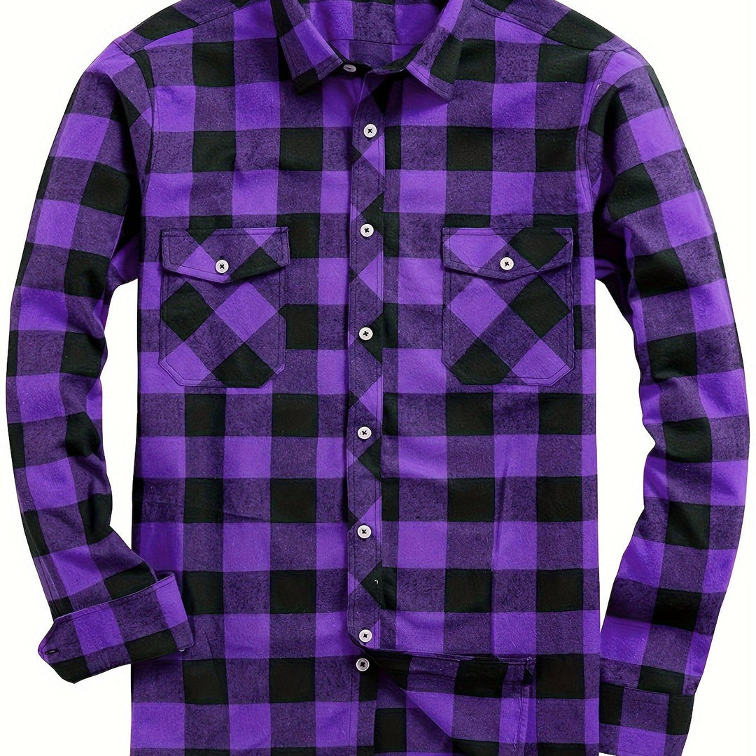 Miles | Klassisk Tjekket Flannel Skjorte