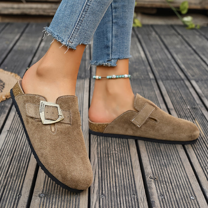 Winona | Slip-On Mules med Spænde Detalje