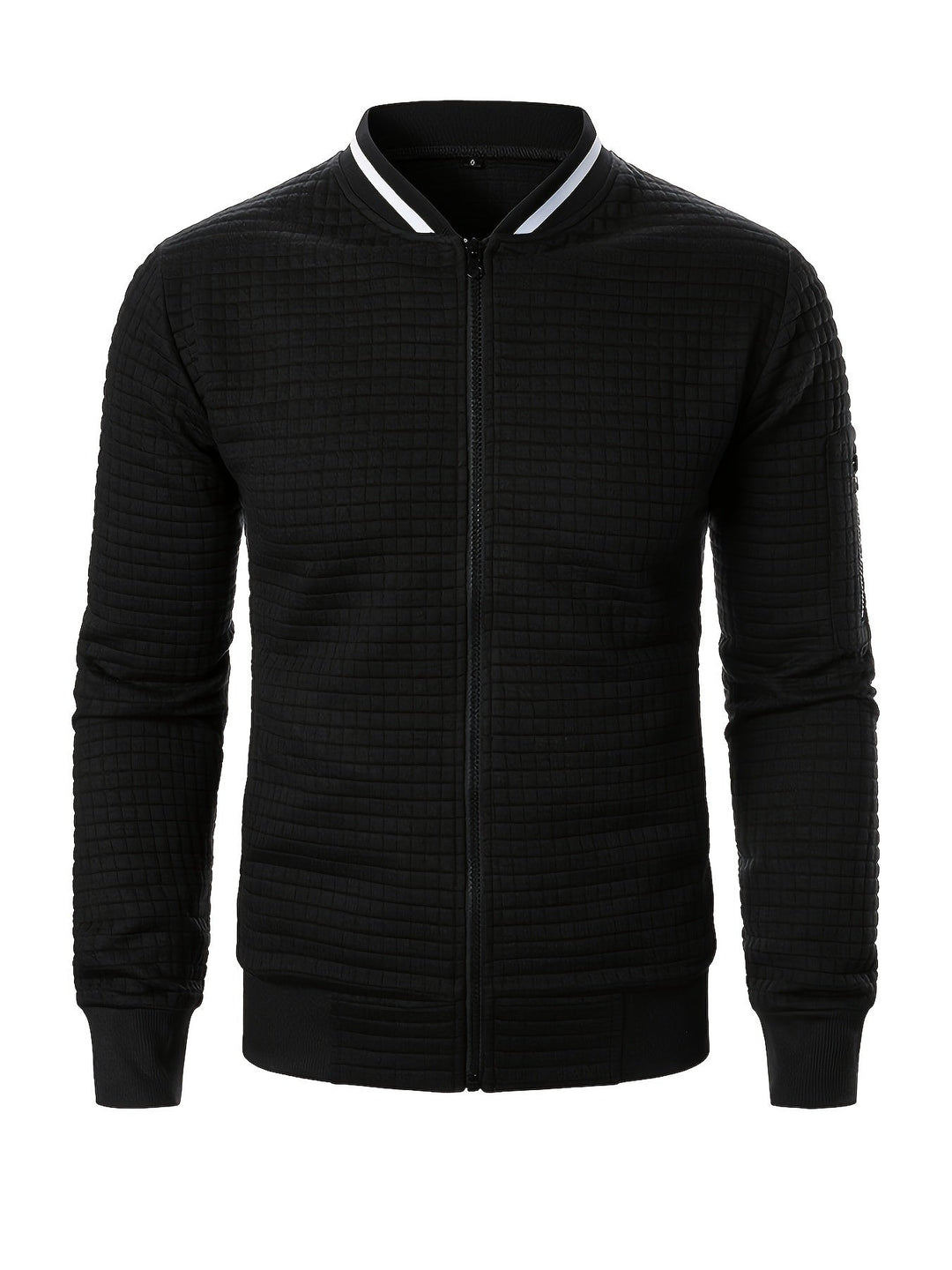 Raymond | Tekstureret Zip-Up Bomberjakke
