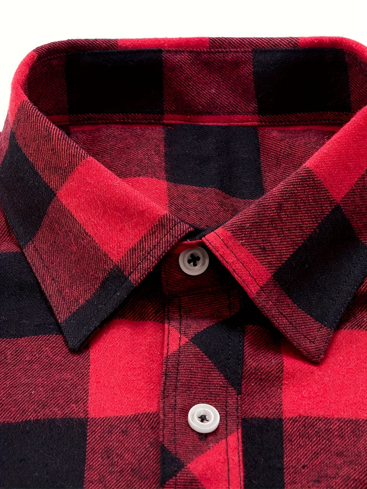 Miles | Klassisk Tjekket Flannel Skjorte