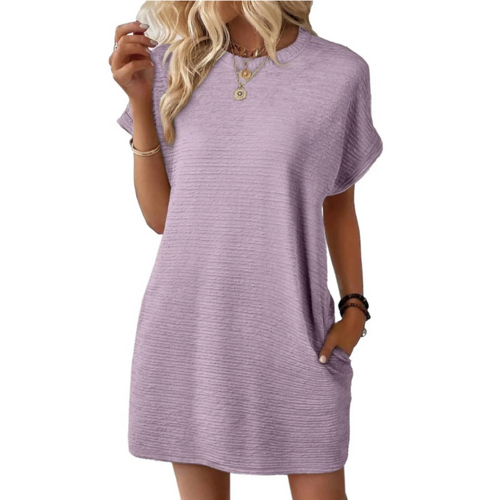 Ivanna | Casual Rund Hals Sommerkjole