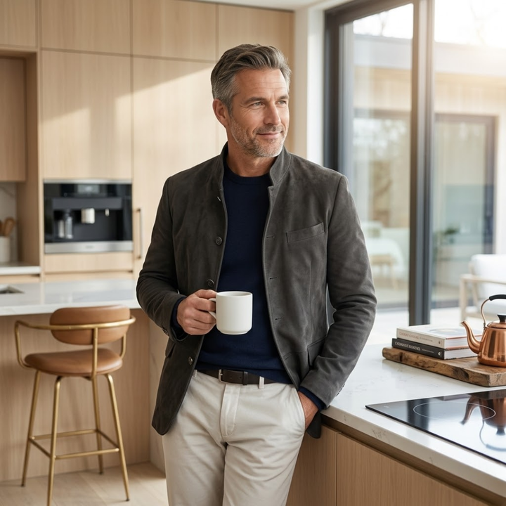 Adrian | Casual Moderne Knap Cardigan