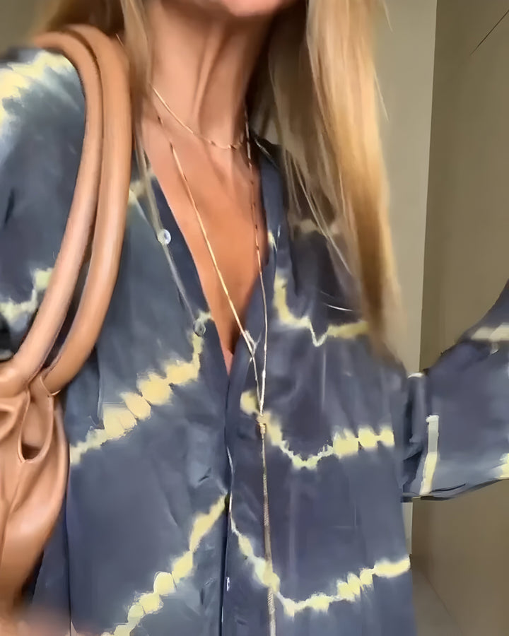 Julia | Klassisk Bohemian V-Hals Kjole