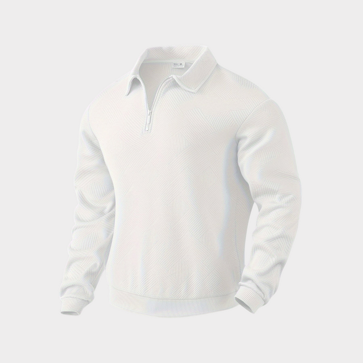 Hudson | Tekstureret Half-Zip Pullover