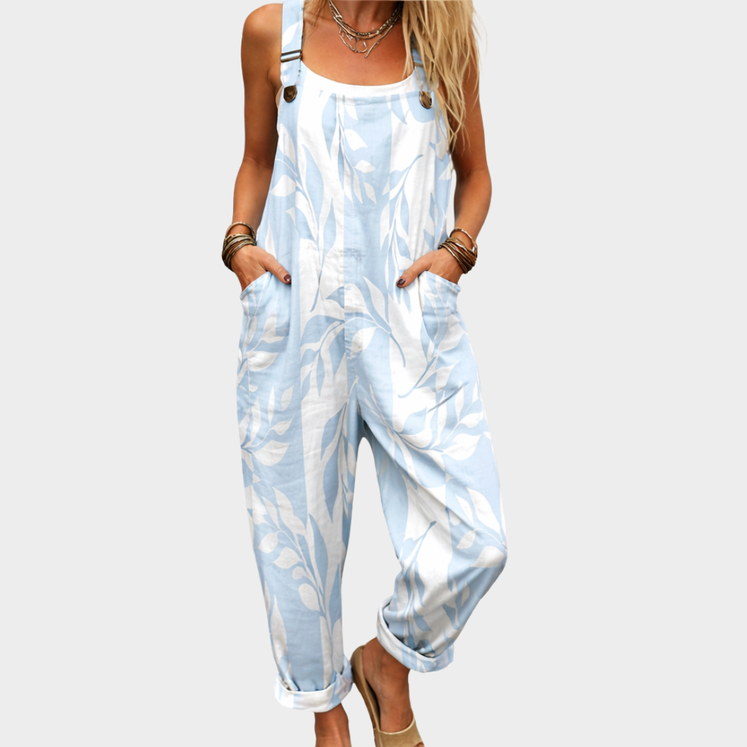 Liliana | Elegant Komfortabel Blomster Jumpsuit