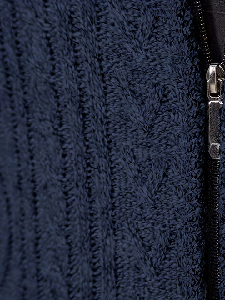 Walter | Tekstureret Full-Zip Cardigan