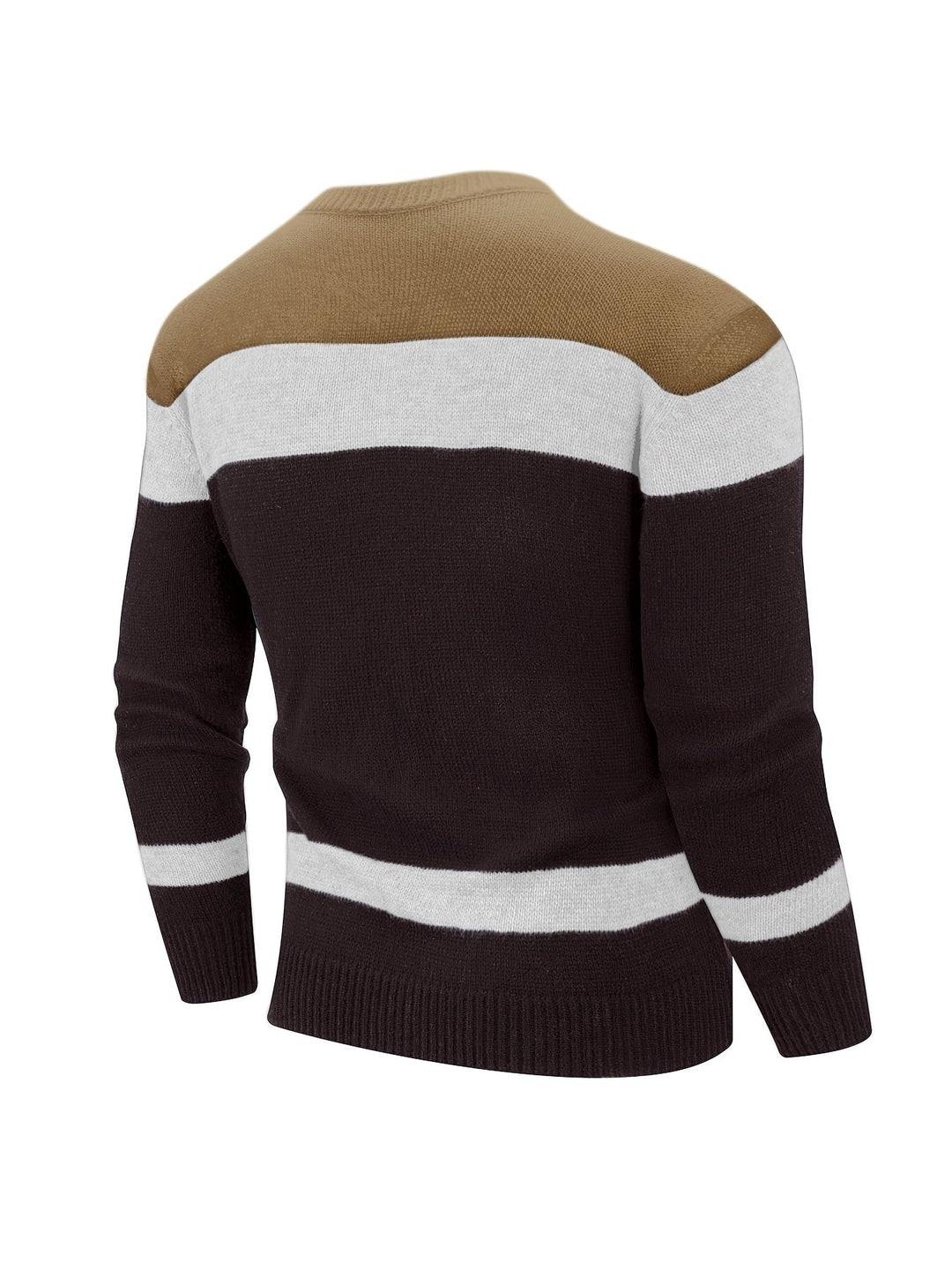 Ethan | Farveblok Strikket Sweater