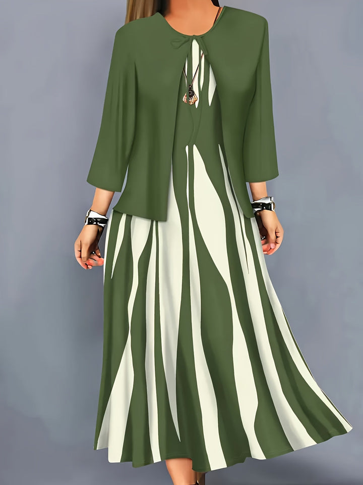 Ivy | To-delt Elegant Kjole Sæt