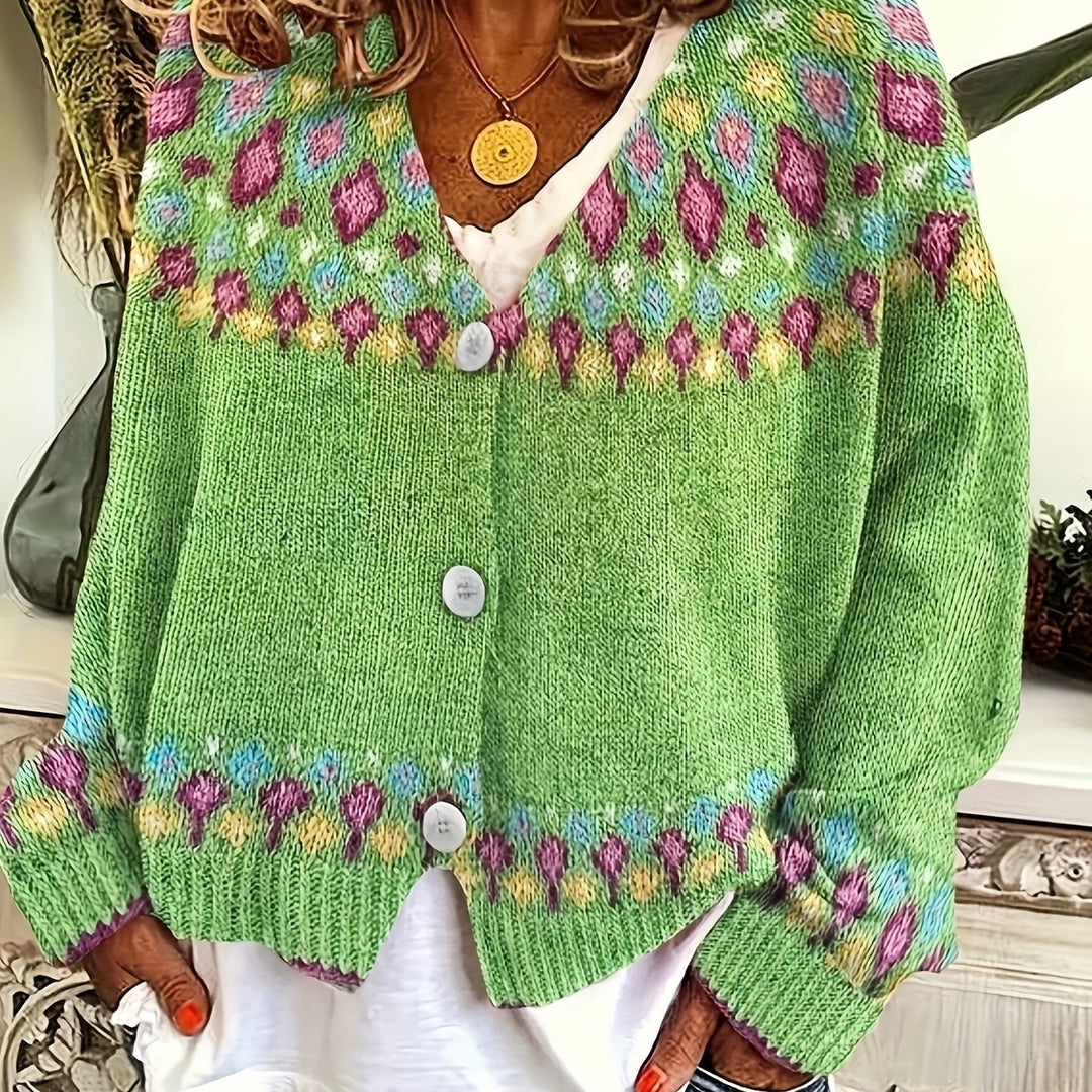 Esme | Nordisk Mønstret Cardigan