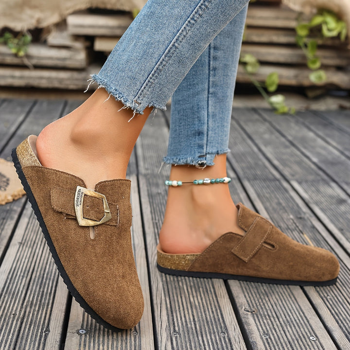 Winona | Slip-On Mules med Spænde Detalje